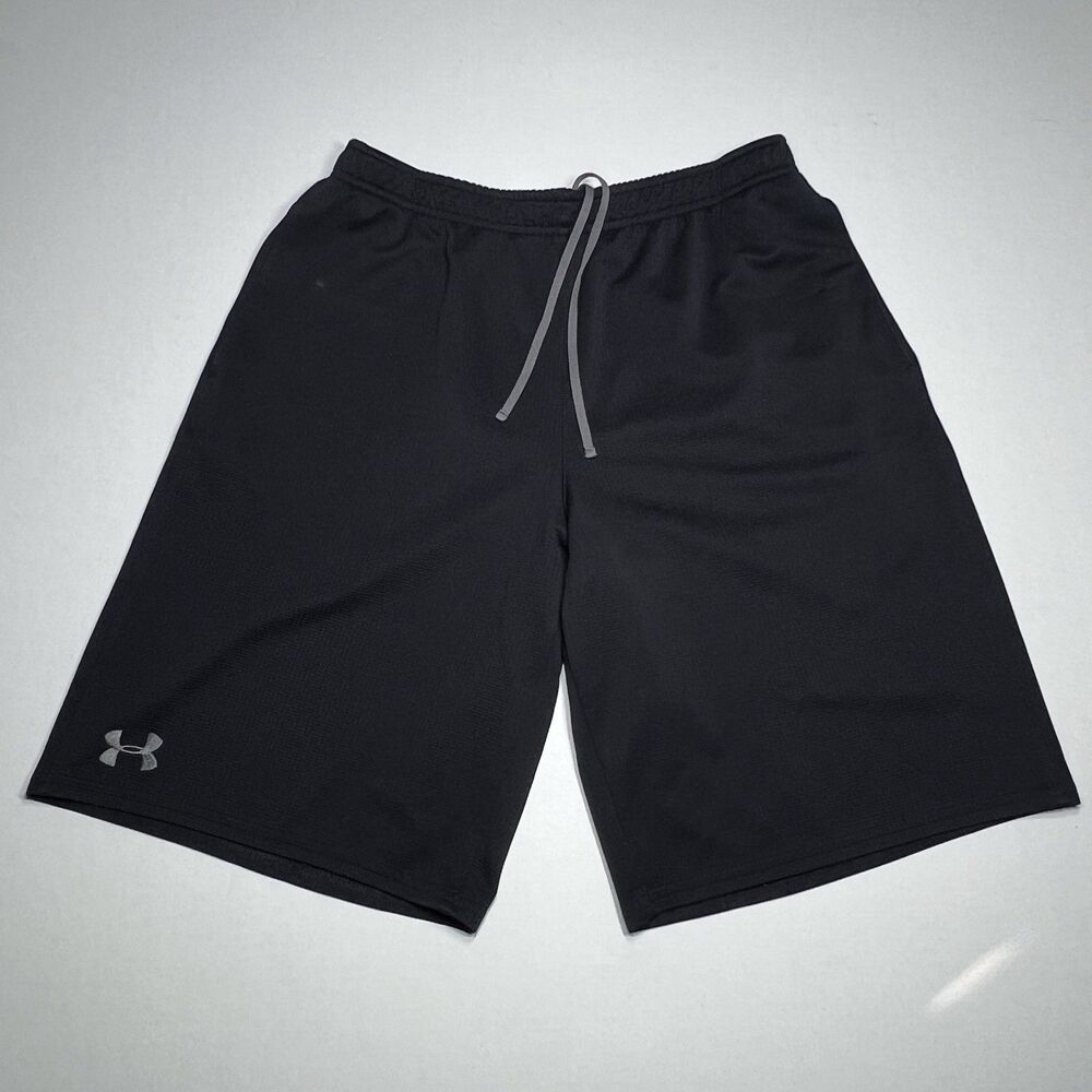 Under Armour Men Tech Mesh AthleticGym Training Shorts Black L Black  Flaw